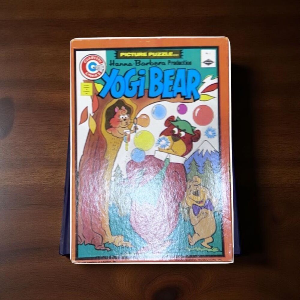 1975 Charlton Comics Group Hanna-Barbera Yogi Bear Comic Book Cover Puzzle